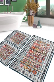 Bathmat Set (3 Pieces) Weref Multicolor