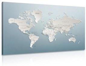 Εικόνα του παγκόσμιου χάρτη σε πρωτότυπο σχέδιο