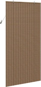 vidaXL Ρόλερ με κουρτίνες Καφέ 110 x 220 cm Μπαμπού