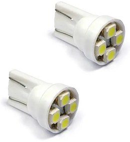 Λάμπες Led T10 12volt 4 Led 2τμχ. w08667