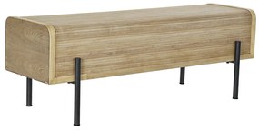 Σκαμπό DKD Home Decor Φυσικό Ξύλο Μέταλλο 120 x 40 x 43 cm