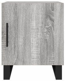 vidaXL Κομοδίνα 2 τεμ. Γκρι Sonoma 40x40x50 εκ. από Επεξεργασμένο Ξύλο