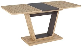 TABLE NIGEL OAK WOTAN / BROWN 120(160)X80 (D) DIOMMI NIGELDWBR120D