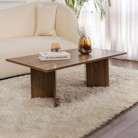 Megapap Τραπεζάκι Σαλονιού Sabin Καρυδί 119x60x40εκ.