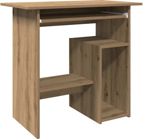 vidaXL Γραφείο Αρτισιανή Δρυς 80x45x74 εκ. από Επεξεργασμένο Ξύλο