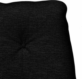 vidaXL Πολυθρόνα Μαύρο 69 x 74 x 93 εκ. Ύφασμα και Κόντρα Πλακέ