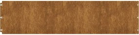 vidaXL Περίγραμμα γκαζόν 20 τμχ. 25 x 103 cm Σκ rusty