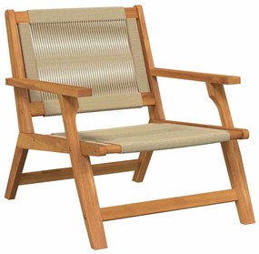 vidaXL Εξωτερικά Έπιπλα 2 pcs Μπεζ 78 x 67 x 73εκ. Μασίφ ξύλο ακακίας