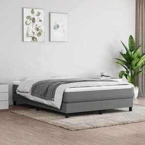 ΠΛΑΙΣΙΟ ΚΡΕΒΑΤΙΟΥ BOXSPRING ΣΚΟΥΡΟ ΓΚΡΙ 140X190 ΕΚ. ΥΦΑΣΜΑΤΙΝΟ 3120509