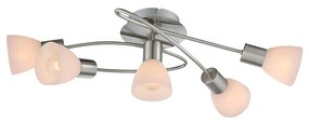 Φωτιστικό Οροφής Globo Lighting Panna 54533-5D Νίκελ Ματ