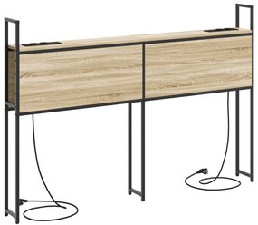vidaXL Κεφαλάρι Αποθήκης Sonoma Δρυς 135 cm Επεξεργασμένο ξύλο