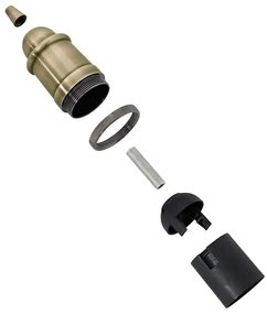 vidaXL Λαμπτήρες 2 τεμάχια Bronze E27