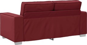 vidaXL Διθέσιος καναπές Κόκκινο 180 cm Τεχνητό Δέρμα