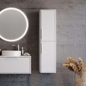 Στήλη Μπάνιου Hole 3CHOL034WHM 33,6x33x138cm White Mdf