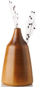 Βάζο Trovefiona 243TRV1120 25x12x15cm Walnut Aberto Design Ξύλο
