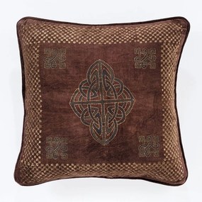 Μαξιλαροθήκη Διακοσμητική 50217 Brown Down Town 45Χ45 Velvet