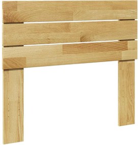 vidaXL κεφαλάρι 75 cm μασίφ ξύλο δρυς