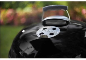 Ψησταριά κάρβουνου Weber Classic Kettle 1241304, 47 cm, Εμαγιέ χάλυβας, Ρυθμιστής αέρα, 2 ρόδάκια, Θερμόμετρο, Μαύρο