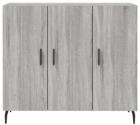 vidaXL Ντουλάπι Γκρι Sonoma 90 x 34 x 80 εκ. από Επεξεργασμένο Ξύλο