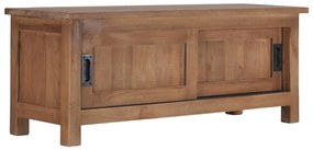 vidaXL Έπιπλο Τηλεόρασης 90 x 30 x 35 εκ. από Μασίφ Ξύλο Teak