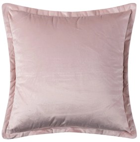 Βελουτέ Διακοσμητική Μαξιλαροθήκη (45x45) Silk Fashion A804 Πούδρα