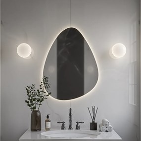 Rock 60x80 - Καθρέπτης μπάνιου Led - Χωρίς On/Off