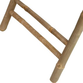 Τραπέζι Obbie pakoworld πτυσσόμενο bamboo φυσικό Φ90x77εκ - Ξύλο - 141-000015