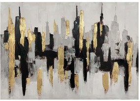 Πίνακας Καμβάς Town 166-225-055 100x3x70cm Multi Οριζόντιοι Καμβάς