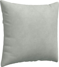 vidaXL Μαξιλάρι Καναπέ 2 pcs Ανοιχτό γκρι 50 x 50 cm