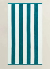 Πετσέτα Θαλάσσης Gant Vintage Stripes Aqua Blue