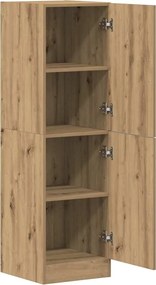 vidaXL Ντουλάπι Κουζίνας Αρτισιανή Δρυς 38x41,5x131,5 εκ. Επεξεργ.Ξύλο