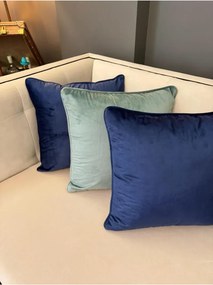 Stewehome Μαξιλαροθήκη διακοσμητική από βελούδο με βιολέτα 43x43 cm