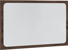 vidaXL LED Καθρέφτης Μπάνιου Καφέ Δρυς 60x8,5x38 εκ. Επεξεργ. Ξύλο
