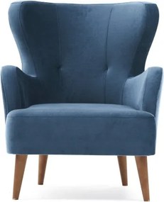 Wing Chair Karina - Blue Blue