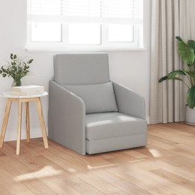 vidaXL Καναπές Κρεβάτι 2-σε-1 Συννέφο Γκρι 65x80x83 εκ. Υφάσματος