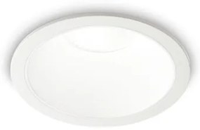 Χωνευτό Σποτ Φωτιστικό Οροφής LED 11W Λευκό 2700K Φ8,5cm IP40 Trim Game 285429 Ideal Lux 285429
