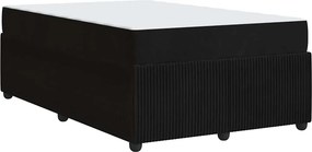 vidaXL Σκελετός Κρεβατιού Μαύρο 120 x 190 cm ύφασμα