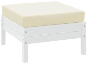 vidaXL Μαξιλάρι Παλέτας Κρεμ 60x60x9,5 εκ. Ύφασμα Oxford