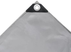 vidaXL Μουσαμάς Γκρι 1,5 x 20 μ. 650 γρ./μ.²