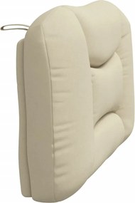 vidaXL Μαξιλάρι για Κεφαλάρι Hvar Κρεμ 100 εκ. Υφασμάτινο