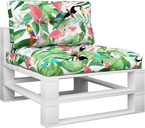 vidaXL Μαξιλάρια Παλέτας 2 τεμ. Πολύχρωμα Υφασμάτινα