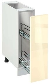 Ντουλάπι Κουζίνας επιδαπέδιο 20εκ., Νο 201 B Ivory, κωδ.1219922679 , Genomax Genom1219922679
