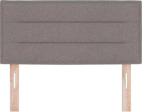vidaXL LED κεφαλάρι Taupe ύφασμα