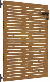 vidaXL Πύλη Κήπου 85 x 150 cm Ατσάλι με Επικάλυψη Πούδρας Κλειδώσιμο