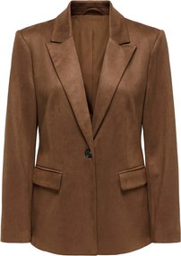 Σακάκι blazer από συνθετικό suede