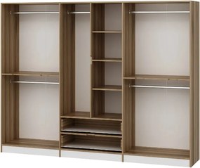 Εξαφυλλη Ντουλαπα Χρυσο ELINA 52x277x208