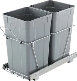 VEVOR Double Pullout Waste Container Under Cabinet Kitchen Bin Trash Can