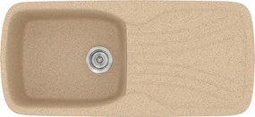 Sanitec Classic 308 (97×51) - Γρανιτένιος νεροχύτης - Granite BEIGE