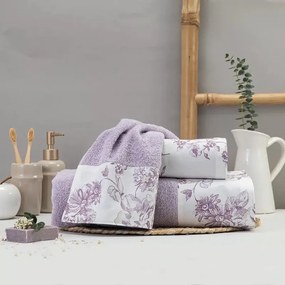 Σετ πετσέτες 3τμχ Rosine Lila 016902085138