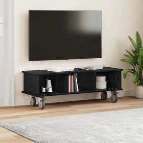 vidaXL Βάση TV Μαύρη Οξυά 100 x 35 x 35 εκ Επεξεργασμένο ξύλο